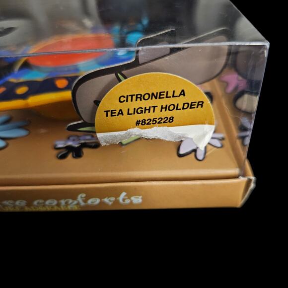 Citronella Butterfly Tea Light Holder Creature Comforts MSC Canada Outdoor - Picture 4 of 5